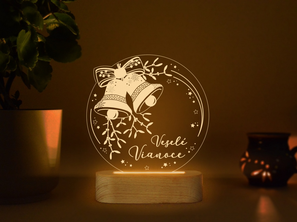 Vinočné zvončeky LED 34